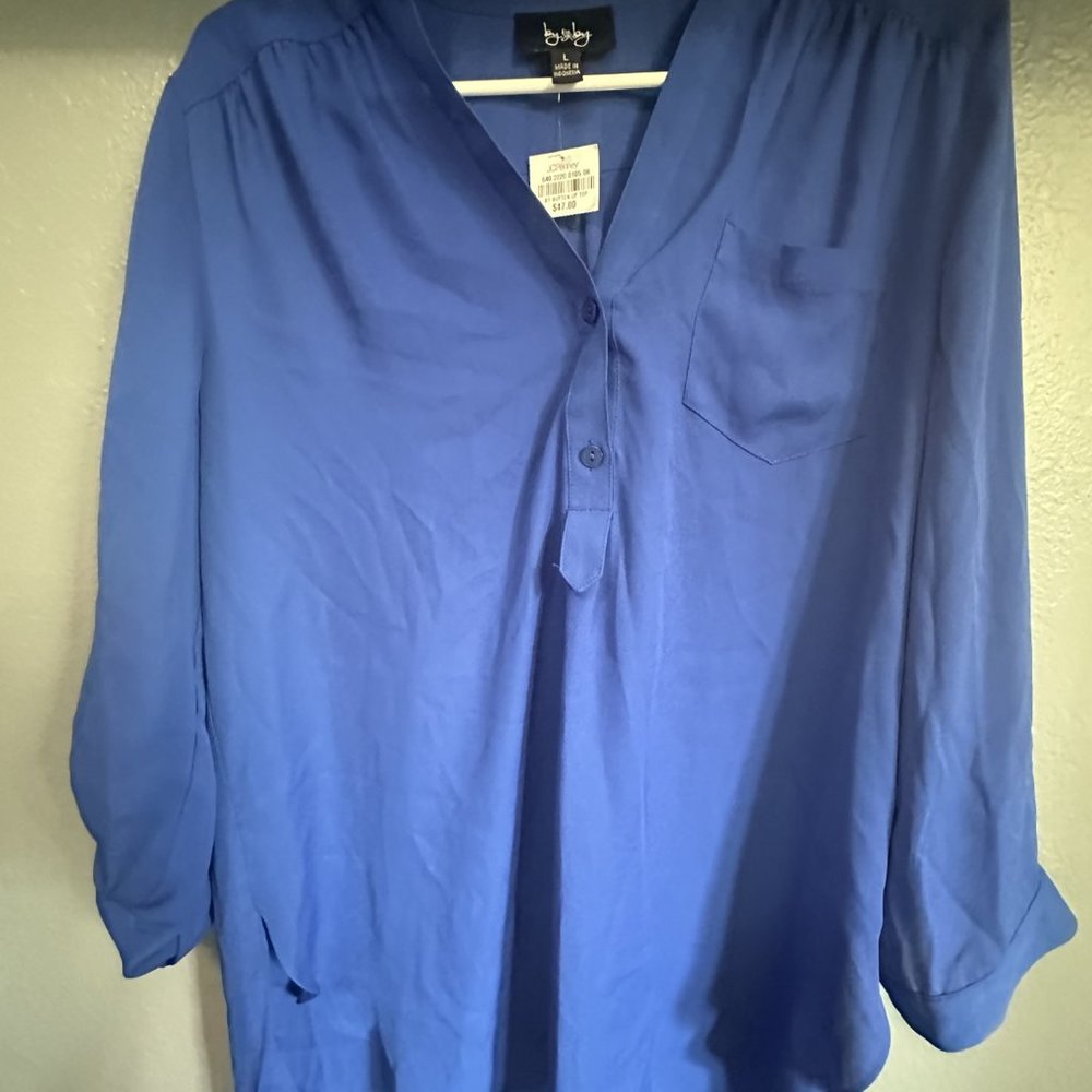 By & By button down top